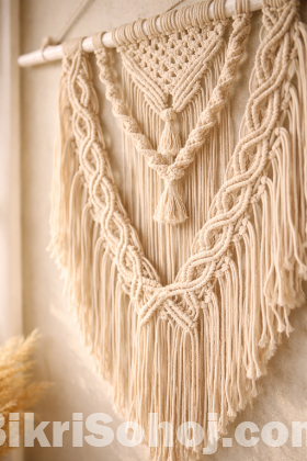 Handcrafted Macrame Wall Hanging – Premium Home Decor